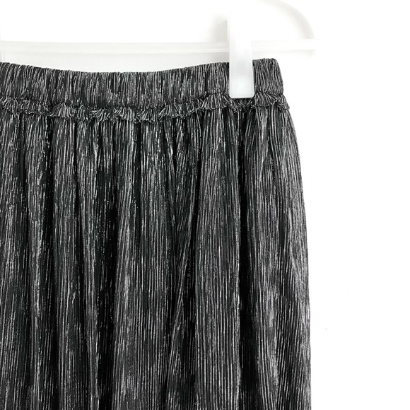Isabel Marant Étoile Beatrice Gunmetal Metallic Skirt Size 38 - Picture 7 of 16